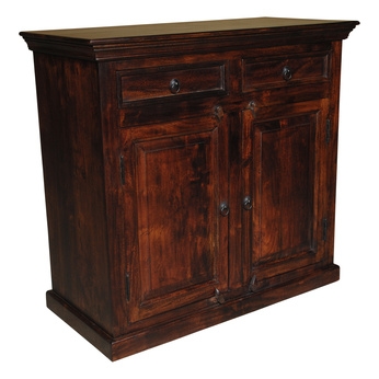 A large dresser can easily be converted into an attractive vivarium.